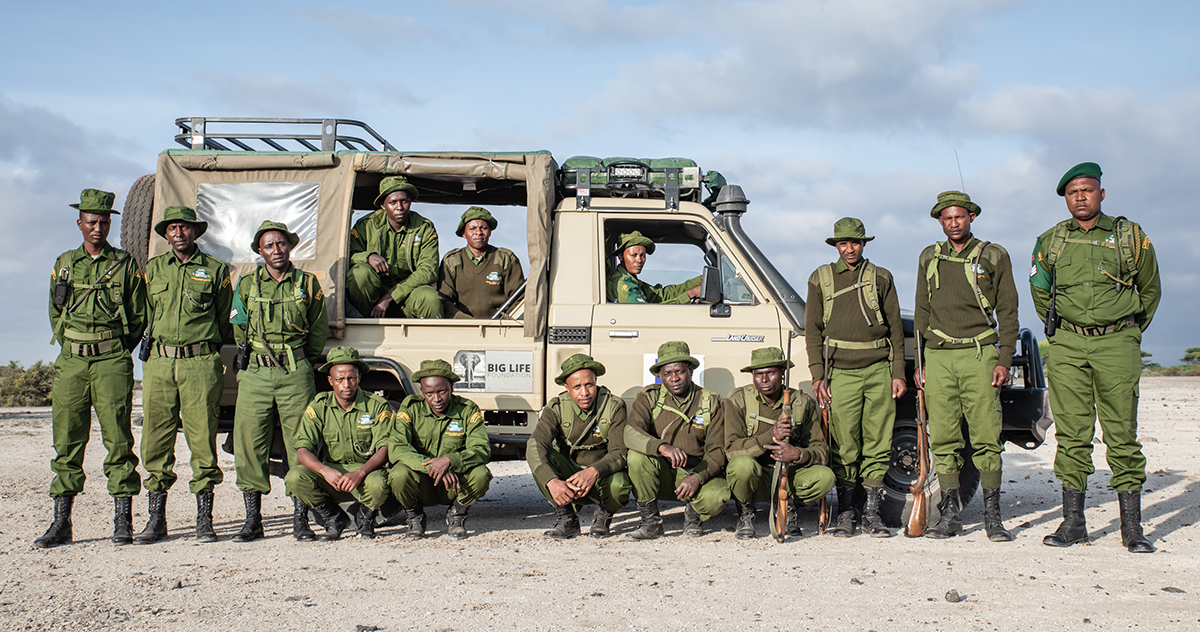 191208 Big Life Rangers work to protect wildlife in East Africa